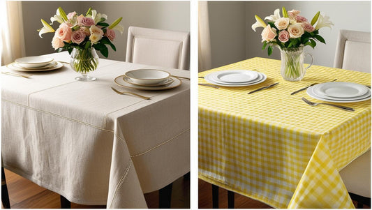 Fabric vs. Plastic Table Covers – Which One Should You Choose?